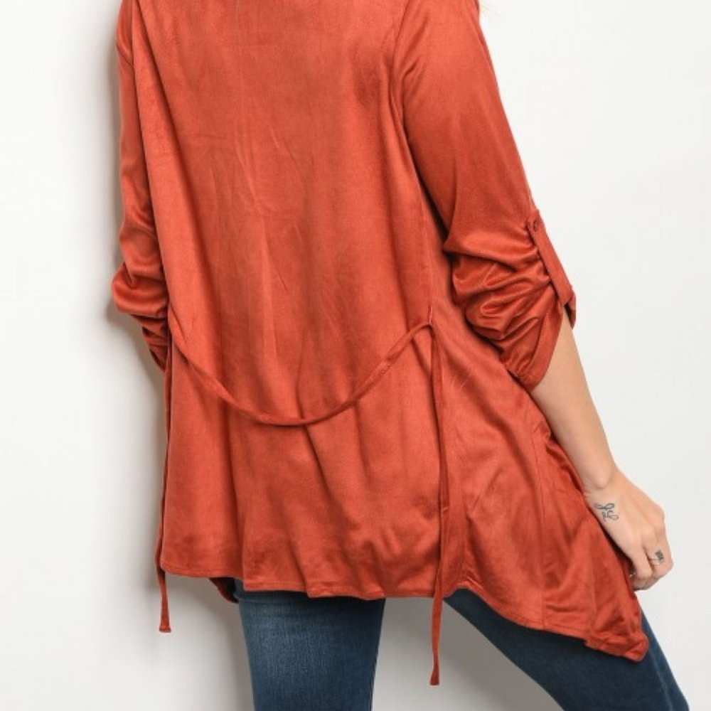Rust Cardigan - Picture 2 of 6
